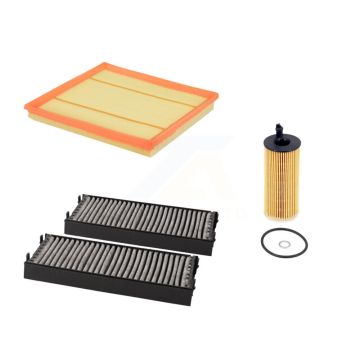 1x Air + 1x Cabin + 1x Engine Cartridge Oil Filter (3 Total) Kit For BMW X5 KFM-104790