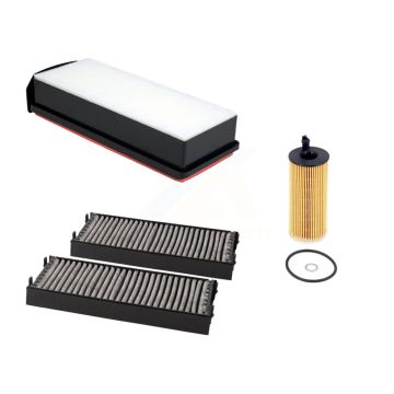 1x Air + 1x Cabin + 1x Engine Cartridge Oil Filter (3 Total) Kit For BMW X5 KFM-104791