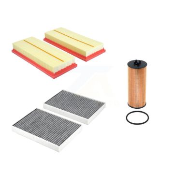1x Air + 1x Cabin + 1x Engine Cartridge Oil Filter (3 Total) Kit For Mercedes-Benz S63 KFM-104801