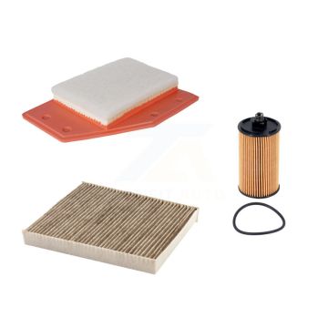 1x Air + 1x Cabin + 1x Engine Cartridge Oil Filter (3 Total) Kit For Chevrolet Malibu KFM-104802