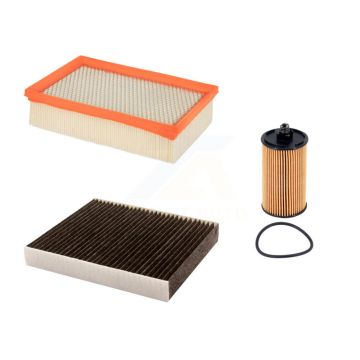 1x Air + 1x Cabin + 1x Engine Cartridge Oil Filter (3 Total) Kit For Buick Encore Trax KFM-104808
