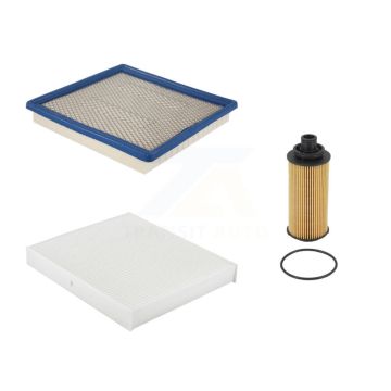 1x Air + 1x Cabin + 1x Engine Cartridge Oil Filter (3 Total) Kit For Chevrolet Colorado KFM-104811