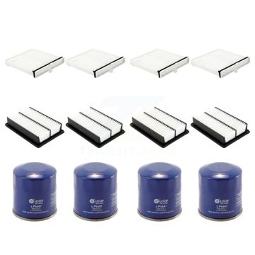 4x Air + 4x Cabin + 4x Engine Oil Filter (12 Total) Kit For Mazda 3 CX-30 Sport KFM-104813