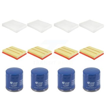4x Air + 4x Cabin + 4x Engine Oil Filter (12 Total) Kit For Ford Escape Lincoln Corsair KFM-104814