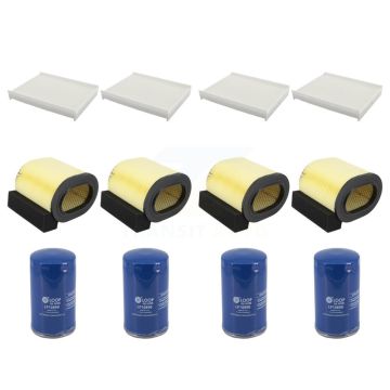4x Air + 4x Cabin + 4x Engine Oil Filter (12 Total) Kit For Ford F-350 Super Duty F-250 KFM-104816