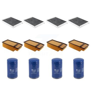 4x Air + 4x Cabin + 4x Engine Oil Filter (12 Total) Kit For Ford F-750 F-650 6.7L KFM-104817