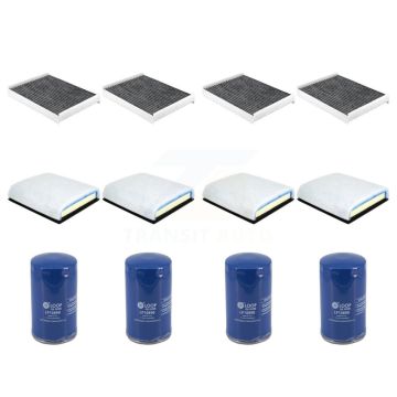 4x Air + 4x Cabin + 4x Engine Oil Filter (12 Total) Kit For Ford F-350 Super Duty F-250 KFM-104818