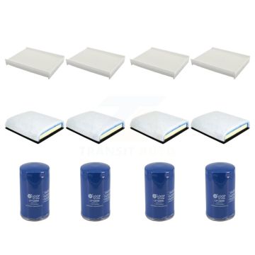 4x Air + 4x Cabin + 4x Engine Oil Filter (12 Total) Kit For Ford F-350 Super Duty F-250 KFM-104819