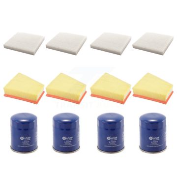 4x Air + 4x Cabin + 4x Engine Oil Filter (12 Total) Kit For Acura MDX TLX 3.0L KFM-104822