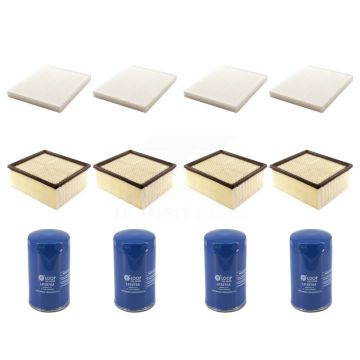 4x Air + 4x Cabin + 4x Engine Oil Filter (12 Total) Kit For Ram 2500 3500 4500 5500 KFM-104823