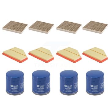 4x Air + 4x Cabin + 4x Engine Oil Filter (12 Total) Kit For 2016-2019 Chevrolet Volt KFM-104829
