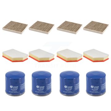 4x Air + 4x Cabin + 4x Engine Oil Filter (12 Total) Kit For GMC Chevrolet Sierra 2500 HD KFM-104843