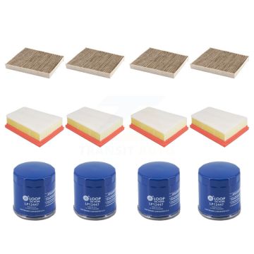 4x Air + 4x Cabin + 4x Engine Oil Filter (12 Total) Kit For Chevrolet Trailblazer Buick KFM-104844