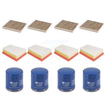 4x Air + 4x Cabin + 4x Engine Oil Filter (12 Total) Kit For Chevrolet Buick Trailblazer KFM-104845