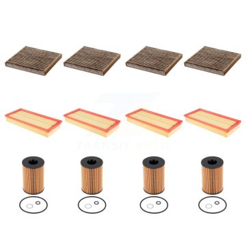 4x Air + 4x Cabin + 4x Engine Cartridge Oil Filter (12 Total) Kit For Land Rover Range KFM-104857