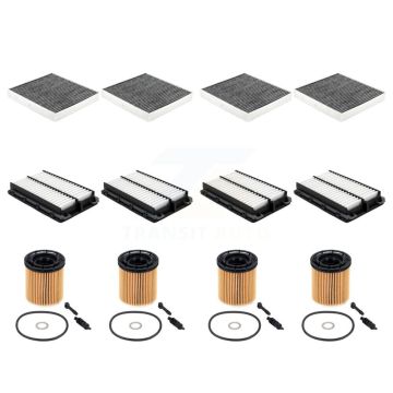 4x Air + 4x Cabin + 4x Engine Cartridge Oil Filter (12 Total) Kit For Hyundai Tucson Kia KFM-104858