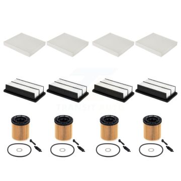 4x Air + 4x Cabin + 4x Engine Cartridge Oil Filter (12 Total) Kit For Hyundai Venue KFM-104859