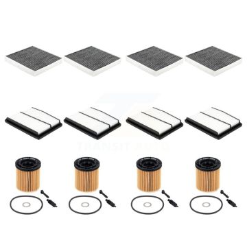 4x Air + 4x Cabin + 4x Engine Cartridge Oil Filter (12 Total) Kit For Hyundai Tucson Kia KFM-104862