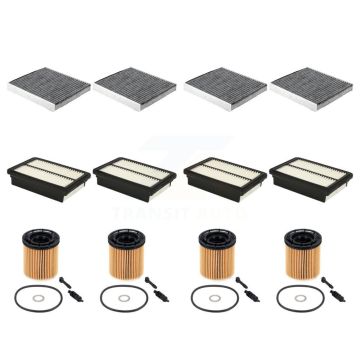 4x Air + 4x Cabin + 4x Engine Cartridge Oil Filter (12 Total) Kit For Hyundai Kona 1.6L KFM-104864