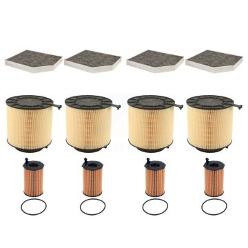 4x Air + 4x Cabin + 4x Engine Cartridge Oil Filter (12 Total) Kit For Audi Q5 KFM-104867