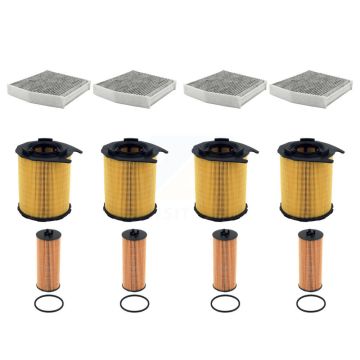 4x Air + 4x Cabin + 4x Engine Cartridge Oil Filter (12 Total) Kit For Mercedes-Benz CLA45 KFM-104873