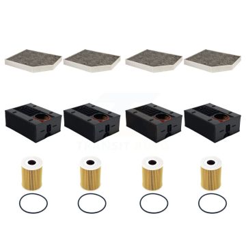 4x Air + 4x Cabin + 4x Engine Cartridge Oil Filter (12 Total) Kit For Porsche Macan KFM-104876