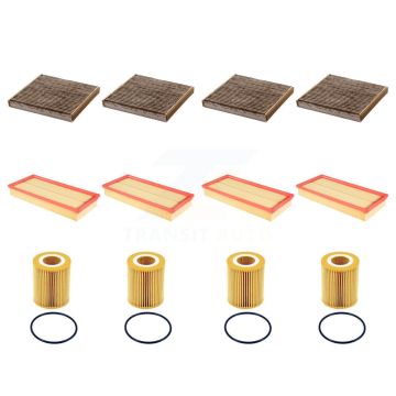 4x Air + 4x Cabin + 4x Engine Cartridge Oil Filter (12 Total) Kit For Land Rover Range KFM-104877