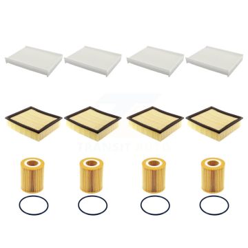 4x Air + 4x Cabin + 4x Engine Cartridge Oil Filter (12 Total) Kit For Ford F-150 3.0L KFM-104879