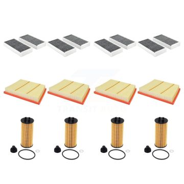 4x Air + 4x Cabin + 4x Engine Cartridge Oil Filter (12 Total) Kit For Mini BMW X1 Cooper KFM-104884
