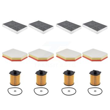 4x Air + 4x Cabin + 4x Engine Cartridge Oil Filter (12 Total) Kit For Volvo XC60 XC90 S60 KFM-104888