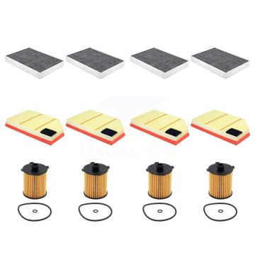 4x Air + 4x Cabin + 4x Engine Cartridge Oil Filter (12 Total) Kit For Volvo S60 KFM-104892