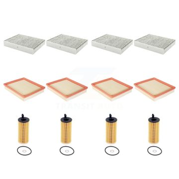 4x Air + 4x Cabin + 4x Engine Cartridge Oil Filter (12 Total) Kit For BMW 328d xDrive KFM-104894