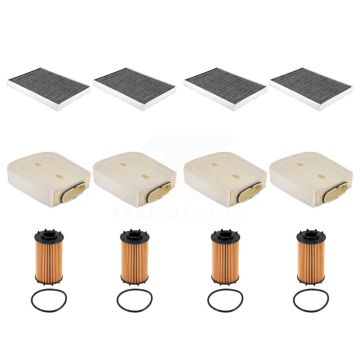 4x Air + 4x Cabin + 4x Engine Cartridge Oil Filter (12 Total) Kit For Porsche Cayenne Q8 KFM-104900