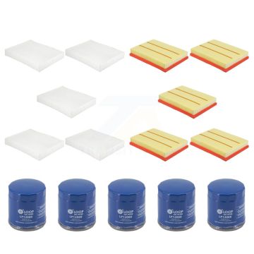 5x Air + 5x Cabin + 5x Engine Oil Filter (15 Total) Kit For Ford Escape Lincoln Corsair KFM-104912