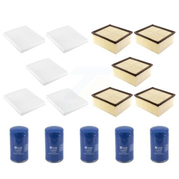5x Air + 5x Cabin + 5x Engine Oil Filter (15 Total) Kit For 2009 Dodge Ram 2500 3500 6.7L KFM-104922