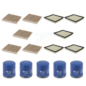 5x Air + 5x Cabin + 5x Engine Oil Filter (15 Total) Kit For 14-17 Chevrolet Impala 2.5L KFM-104926