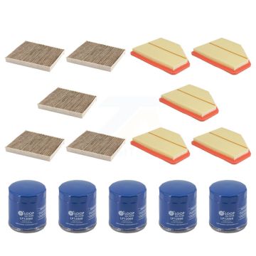 5x Air + 5x Cabin + 5x Engine Oil Filter (15 Total) Kit For 2016-2019 Chevrolet Volt KFM-104927