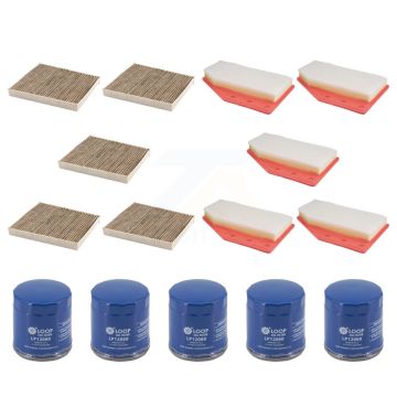 5x Air + 5x Cabin + 5x Engine Oil Filter (15 Total) Kit For Chevrolet Malibu Buick Regal KFM-104929