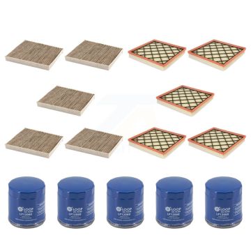 5x Air + 5x Cabin + 5x Engine Oil Filter (15 Total) Kit For Chevrolet Cruze KFM-104932