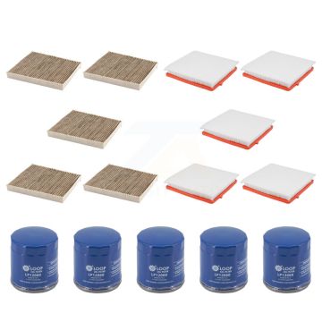 5x Air + 5x Cabin + 5x Engine Oil Filter (15 Total) Kit For Chevrolet Equinox Buick KFM-104934