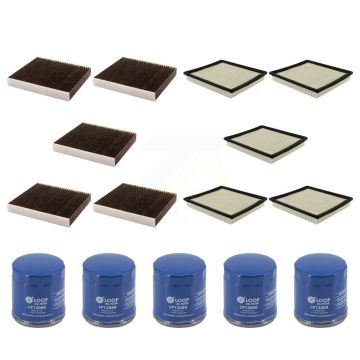 5x Air + 5x Cabin + 5x Engine Oil Filter (15 Total) Kit For Chevrolet Malibu Buick Regal KFM-104935