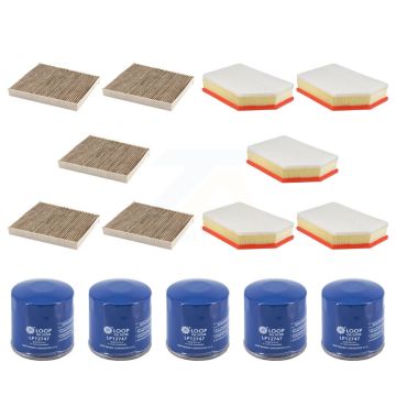 5x Air + 5x Cabin + 5x Engine Oil Filter (15 Total) Kit For GMC Chevrolet Sierra 2500 HD KFM-104941