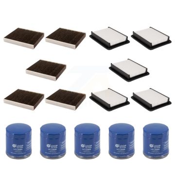 5x Air + 5x Cabin + 5x Engine Oil Filter (15 Total) Kit For 2016-2022 Chevrolet Spark KFM-104946