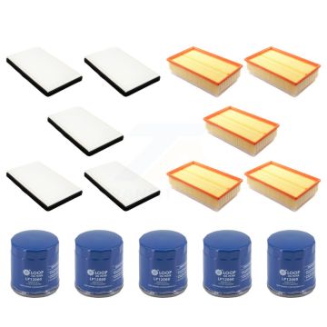 5x Air + 5x Cabin + 5x Engine Oil Filter (15 Total) Kit For Chevrolet Impala Limited KFM-104947
