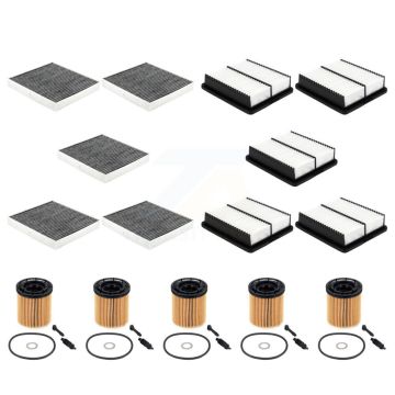 5x Air + 5x Cabin + 5x Engine Cartridge Oil Filter (15 Total) Kit For Hyundai Elantra KFM-104957