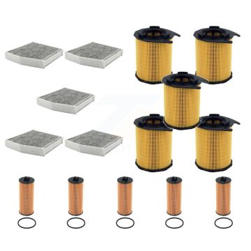 5x Air + 5x Cabin + 5x Engine Cartridge Oil Filter (15 Total) Kit For Mercedes-Benz CLA45 KFM-104962
