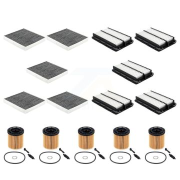 5x Air + 5x Cabin + 5x Engine Cartridge Oil Filter (15 Total) Kit For Hyundai Tucson Kia KFM-104963