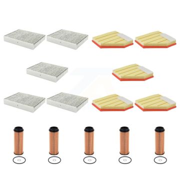 5x Air + 5x Cabin + 5x Engine Cartridge Oil Filter (15 Total) Kit For BMW 340i xDrive GT KFM-104976