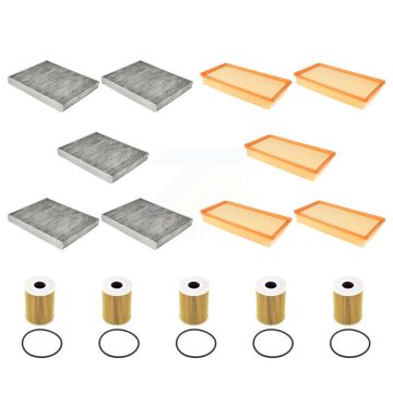 5x Air + 5x Cabin + 5x Engine Cartridge Oil Filter (15 Total) Kit For Porsche Cayenne KFM-104991