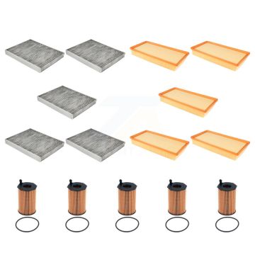 5x Air + 5x Cabin + 5x Engine Cartridge Oil Filter (15 Total) Kit For Porsche Cayenne Q7 KFM-104992